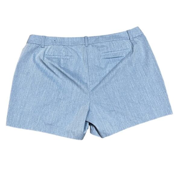 Lane Bryant High Rise Stretch Shorts Light Chambray‎ 20x5 - Picture 4 of 4